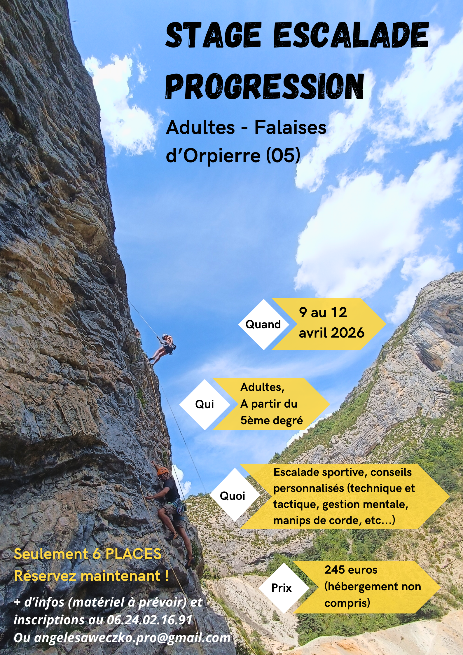 Stage Adultes à Orpierre